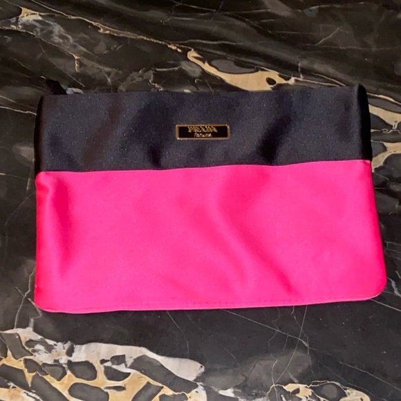 PRADA Cosmetics Pouch/ Bag Pink and Black - Picture 1 of 6